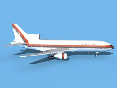Lockheed L1011 Total Air 3D model