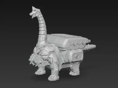 Brachiozord Power Rangers 3D print model