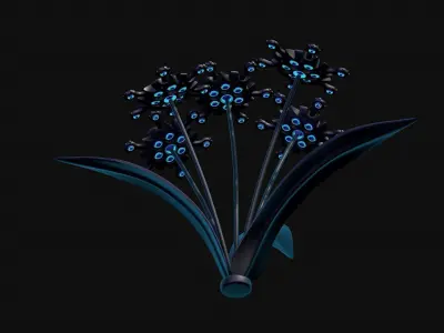 Robo flower 3D model