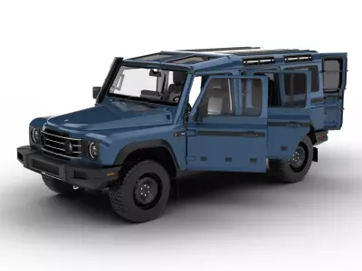 Ineos Grenadier Trialmaster 2024 HQ 3d model 3D model