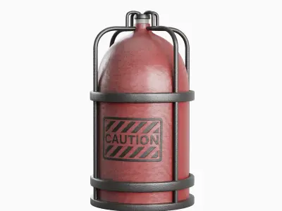 Gas Tank 02 3D model