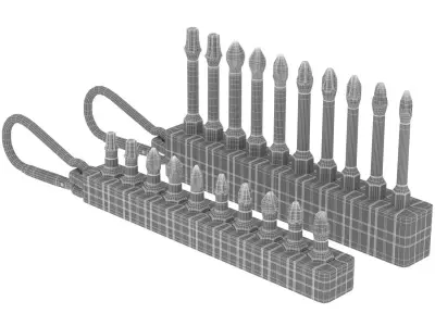 DEWALT Professional Bit Set Low-poly 3D model