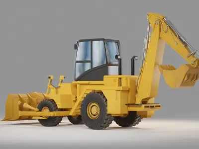 JCB Backhoe Loader 3D model
