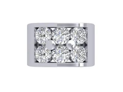 Wedding Ring  3D print model 348
