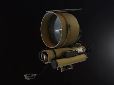 Eltro B8V NV Scope Low-poly 3D model