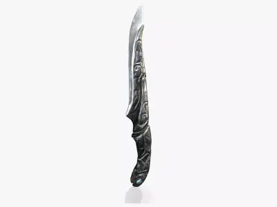 Fantasy Dagger V01 Low-poly 3D model