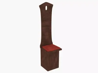 Old Ancient Chair 3D model
