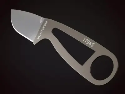 Knife 1 C Low-poly 3D model