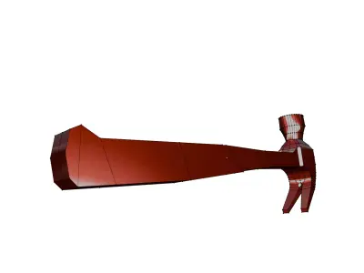 Low Poly Hammer - Game Ready Tool Low-poly 3D model