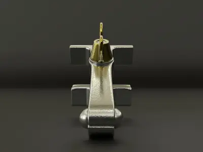 Hand vise 3D model buy