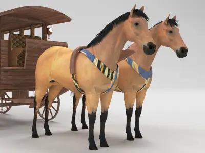 Horsebus 4K 3D model