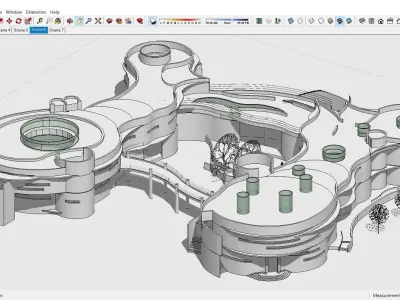 Sketchup Kindergarten C2 3D model