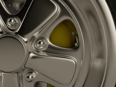 Car wheel  Free 3D model