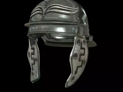 Romans helmet Low-poly 3D model