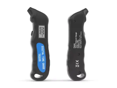 Digital Tire Pressure Gauge 3D model purchase