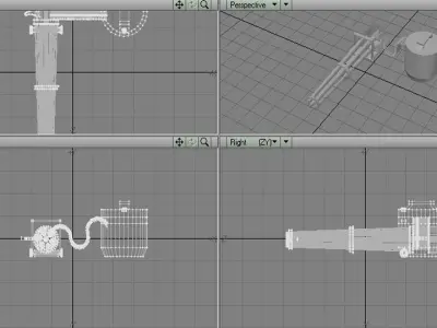 Gatling Gun Type 3 3D model