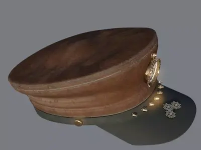 Cap old  Low-poly 3D model