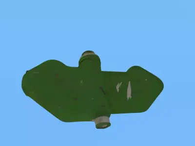 PFM-1 Anti Personnel landmine butterfly mine Low-poly 3D model