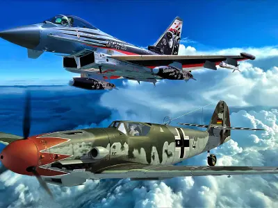 Me 109K 4 Free 3D model