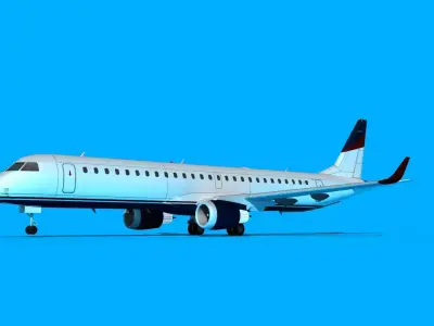 Embraer Emb-190 Cobham 2 3D model