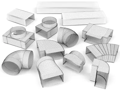 Ventilation box vol 01 3D model