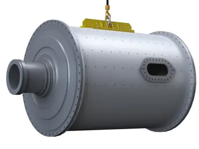 Industrial Ball Mill 3D model