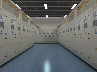 Industrial Complex 3D model