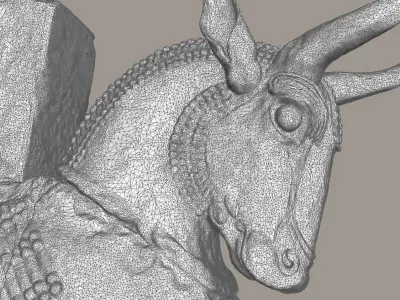 Assyrian Bull 3D print model purchase