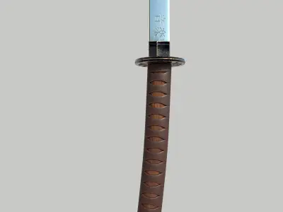 Samurai katana Free 3D model