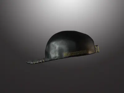 Military Cap-01 Low-poly 3D model