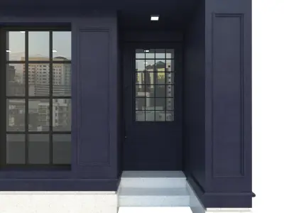 Modern Commercial Building No11 3D model