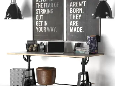 Draftsmans Desk 3D model