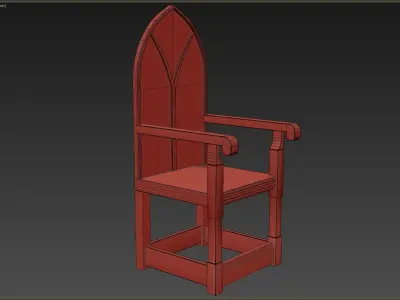 Medieval Rustic Low-poly 3D model