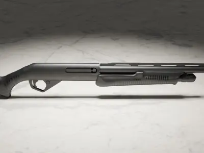 Benelli Pump Action Shotgun 3D model