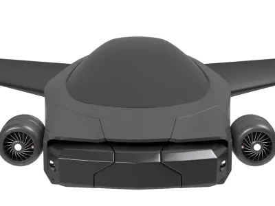 Hover car f 555  3D model