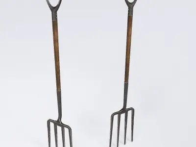 Spade fork 3d model  3D model
