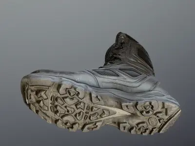 Magnum Elite Spider 8 boot Photogrammetry Free 3D model