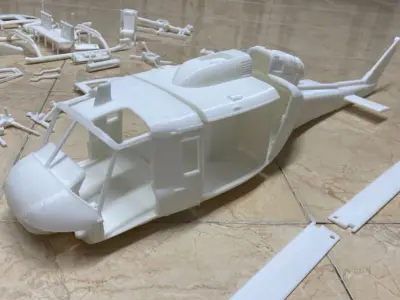 Campana UH-1D Huey 3D print model