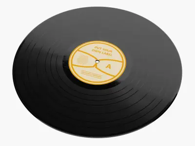 Vinyl Disc 3D model