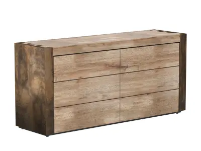 Telluride Six Drawer Dresser 3D model