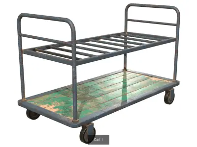 Cart Collection 1 3D Model Pack