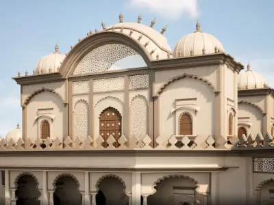 Indian Gate Exterior 3D model