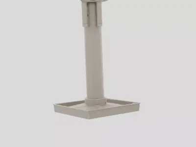 Industrial Factory Drum Pump Stand for 3D print 3D model
