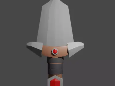 melee weapons package Free low-poly 3D model