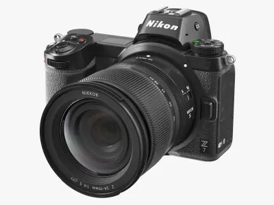 Nikon Z7 with Nikon Z 24 70mm f4 S Lens 3D model