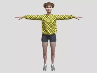 Lil Miquela 3D model