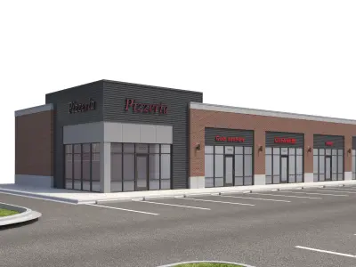 Retail-091 Retail Store 3D model