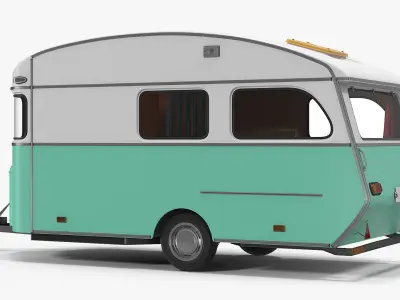 Vintage Caravan Constructam Comet 5 3D model