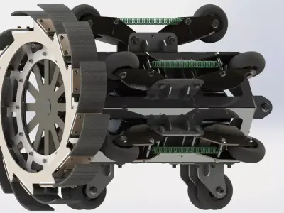 Tube Grinding Robot 3D model