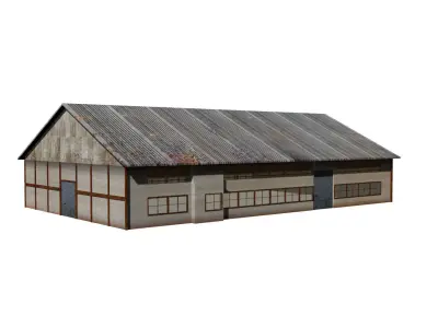 hanger 3D model